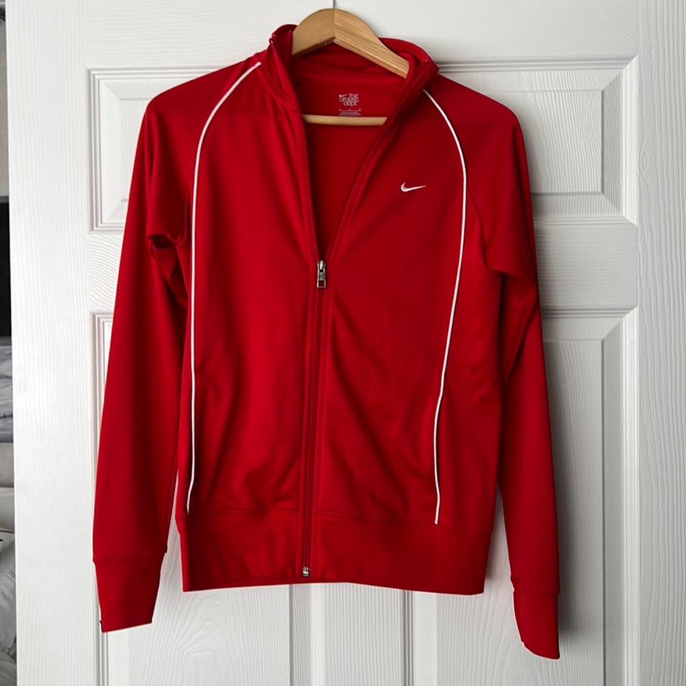 Nike zip up track jacket